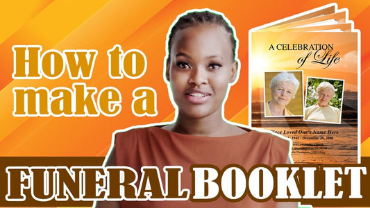 How To Make Funeral Program Booklets - Funeral Program-Site Funeral Programs & Templates