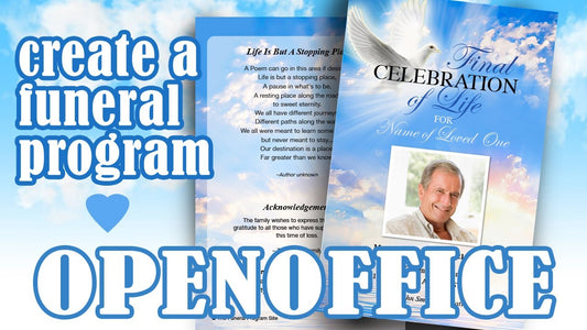 how to create a funeral program