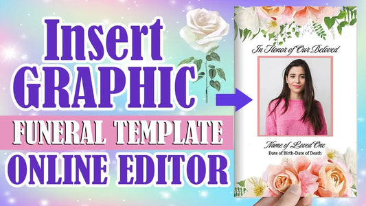 How To Insert A Graphic In Online Funeral Program Editor
