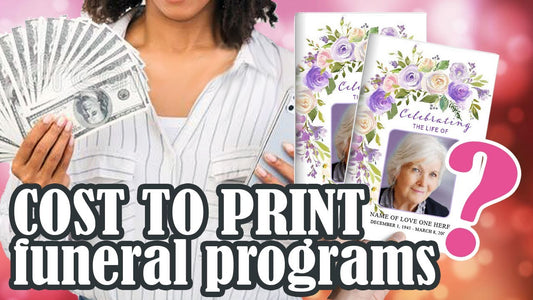 The Cost For Printing Funeral Programs - Funeral Program-Site Funeral Programs & Templates