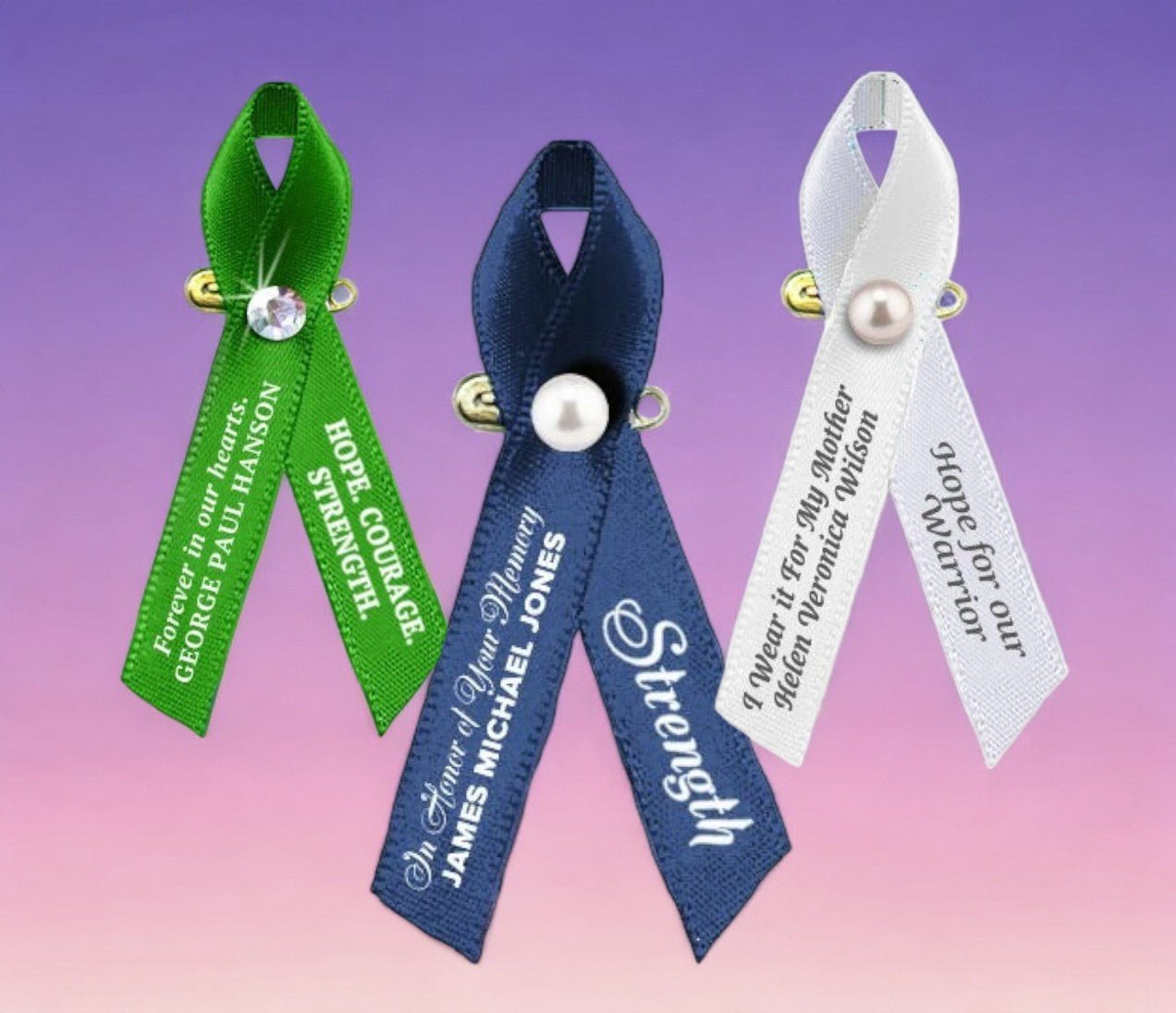 Cancer Ribbons Awareness Ribbon – Funeral Program-Site Funeral Programs ...