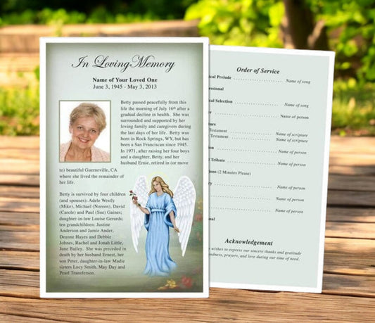 Charity Funeral Flyer Template