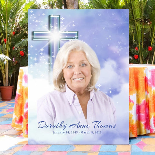 Adoration Funeral Memorial Poster Portrait