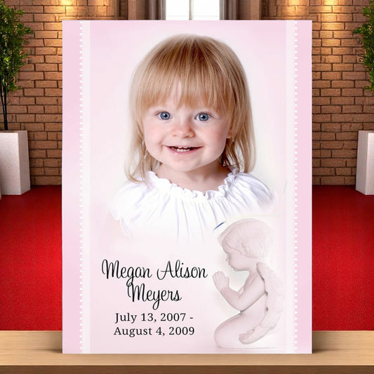 Angela Funeral Memorial Poster Portrait