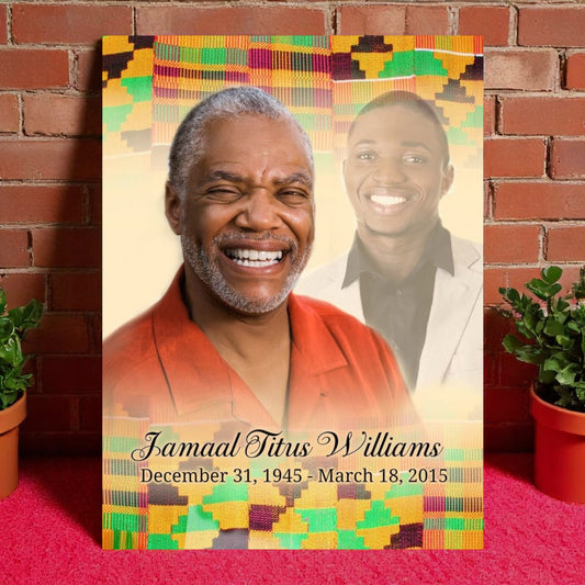 Ashanti Funeral Memorial Poster Portrait