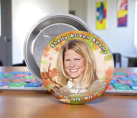 Autumn Memorial Button (Pack of 10)