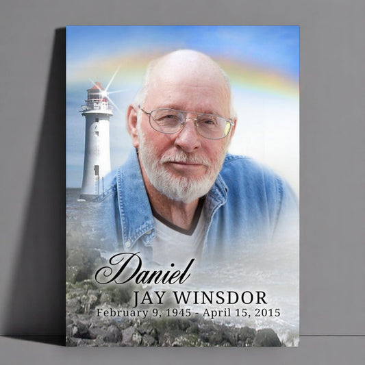 Beacon Funeral Memorial Poster Portrait