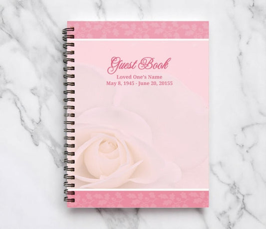 Bella Wire Bind Funeral Guest Book