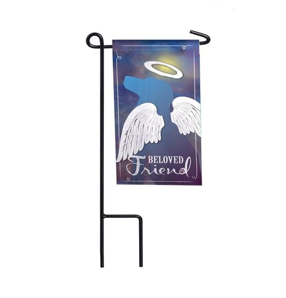 Beloved Friend Memorial Garden or Cemetery Flag - Funeral Program - Site Funeral Programs & Templates