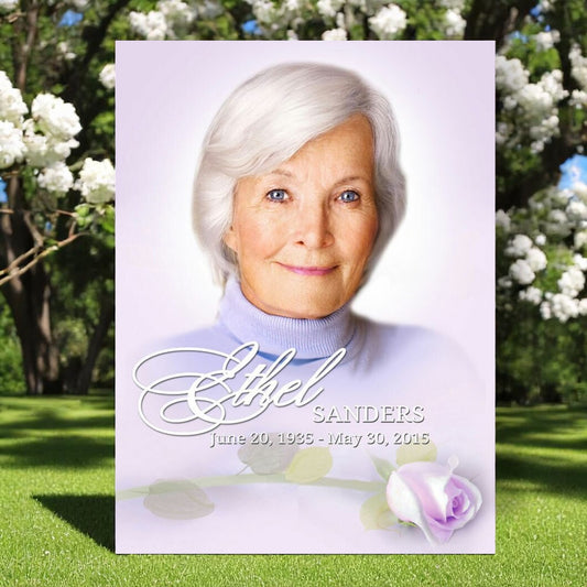 Beloved Funeral Memorial Poster Portrait
