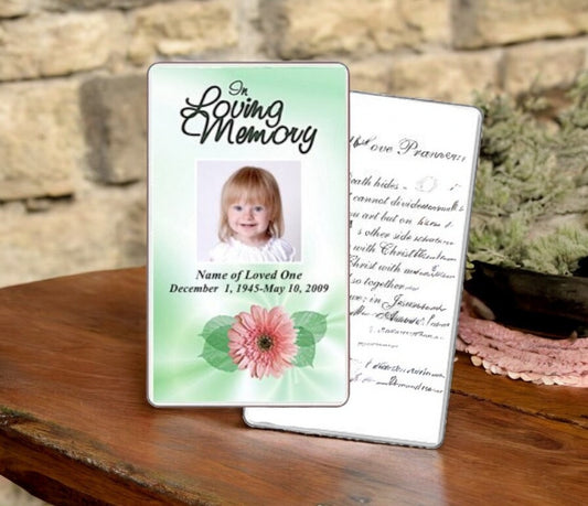 Blossom Prayer Card Template