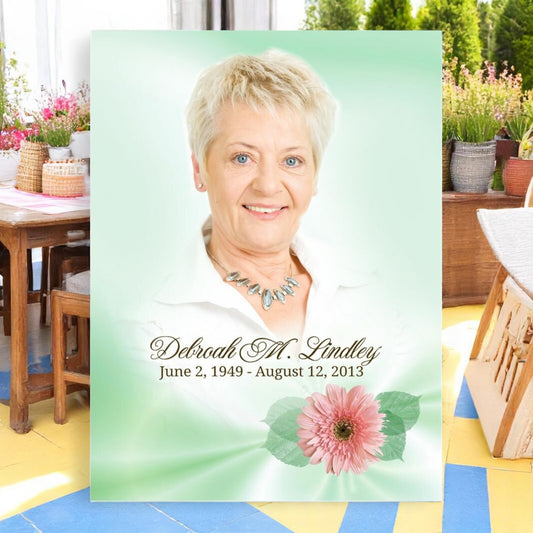 Blossom Funeral Memorial Poster Portrait