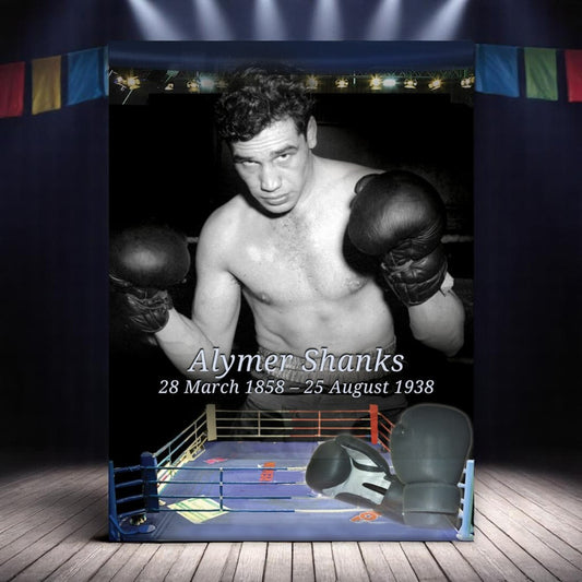 Boxing Funeral Memorial Poster Portrait
