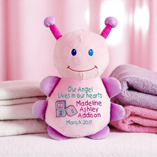 Lady Bug Stuffed Animal Memorial Urn