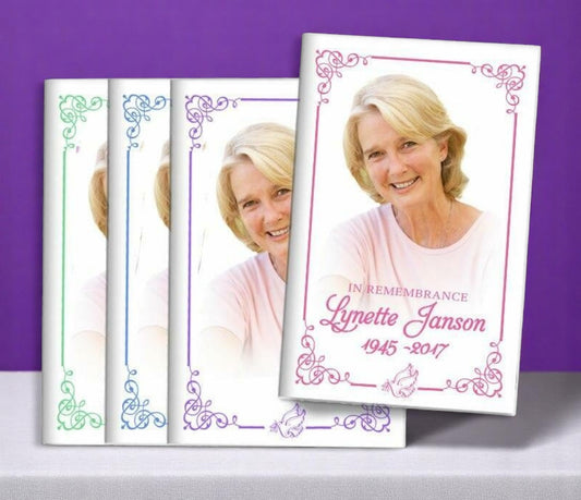 Cadence Bifold Funeral Program Design & Print (Pack of 50)