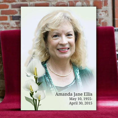 Calle Funeral Memorial Poster Portrait