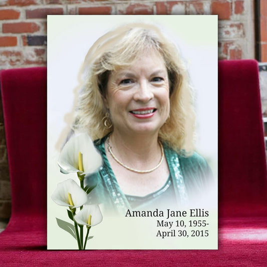 Calle Funeral Memorial Poster Portrait