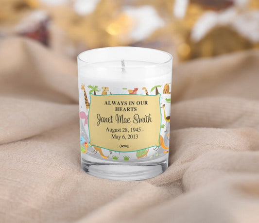 Candace Personalized Votive Memorial Candle - The Funeral Program Site