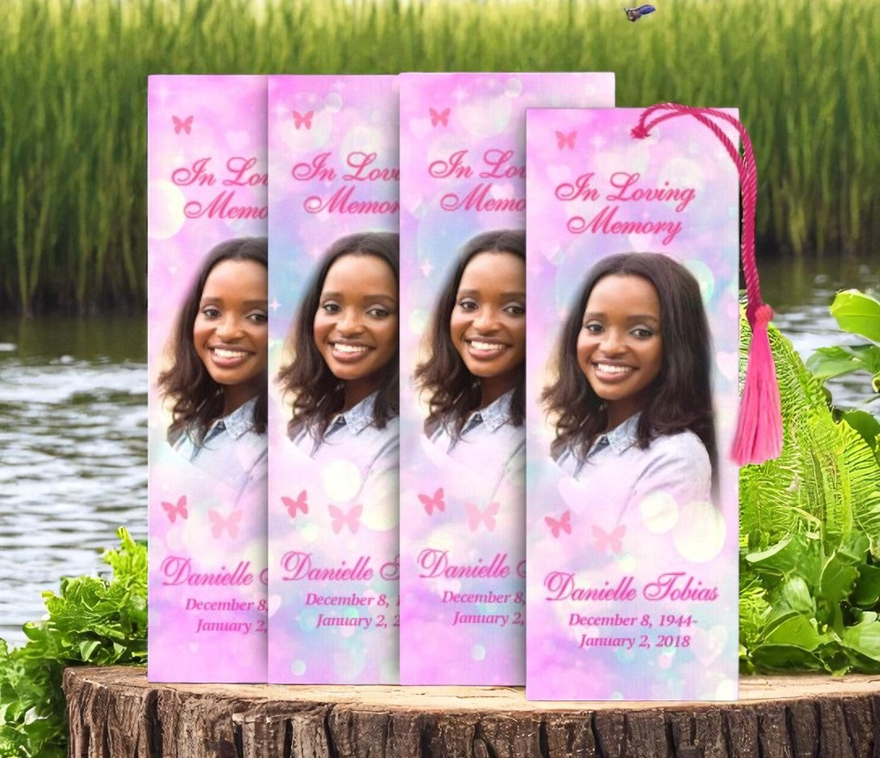 Candy Memorial Bookmark Design & Print (Pack of 50)