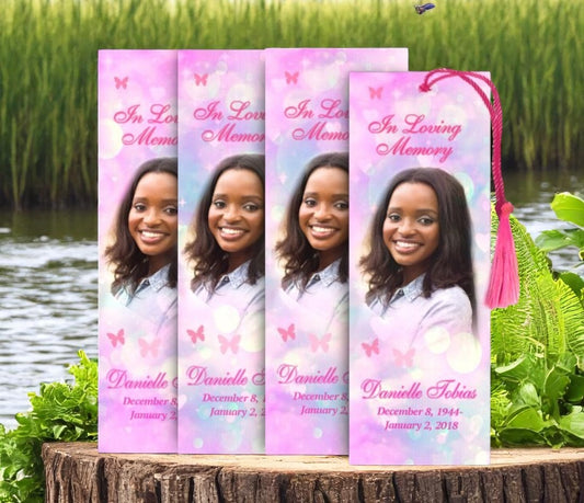 Candy Memorial Bookmark Design & Print (Pack of 50)