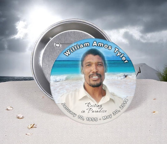 Caribbean Memorial Button (Pack of 10)