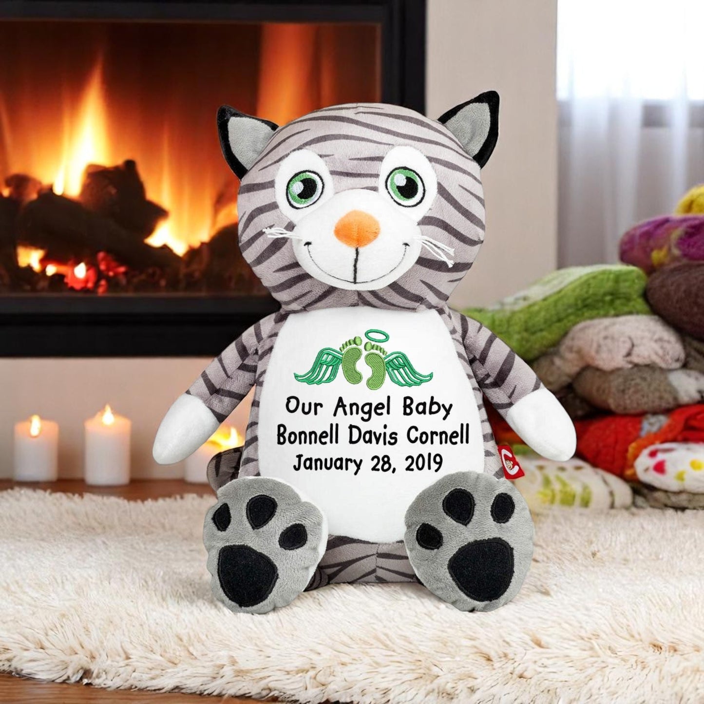 Kitty Cat Stuffed Animal Memorial Urn