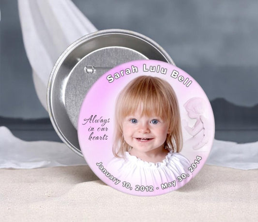 Cherub Angela Memorial Button (Pack of 10)