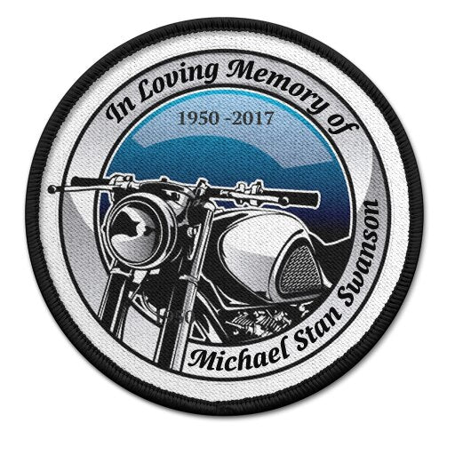 Classic Rider In Loving Memory Of Patch - Funeral Program - Site Funeral Programs & Templates