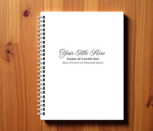 Classic Wire Bind Funeral Guest Book