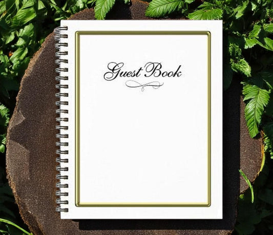 Embassy Wire Bind Funeral Guest Book