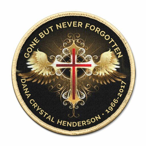 Cross With Wings In Loving Memory Patch - Funeral Program - Site Funeral Programs & Templates
