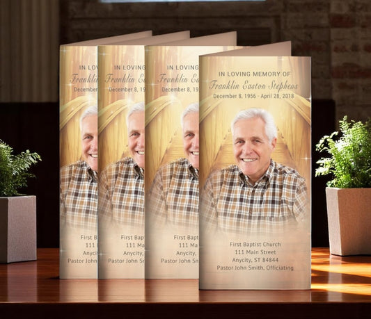 Crossing Long Fold Program Design & Print (Pack of 50)