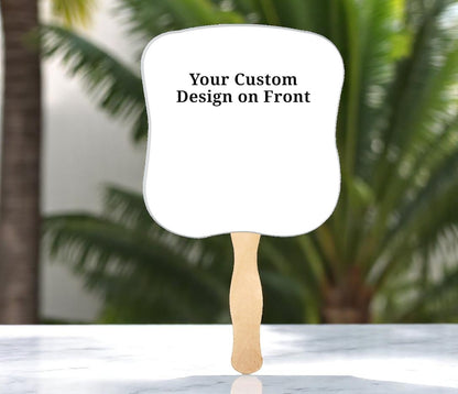 Your Design Memorial Fan With Handle (Pack of 10)