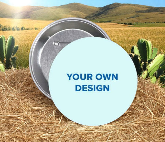 Custom Your Design Memorial Button (Pack of 10)
