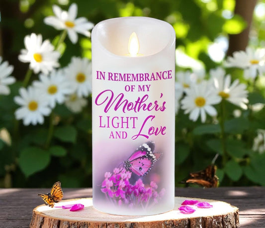 Mother Love LED Dancing Wick Memorial Candle