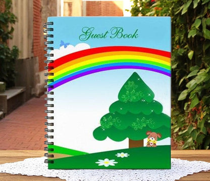 Delight Wire Bind Funeral Guest Book