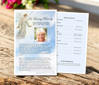 Devout Funeral Flyer Template