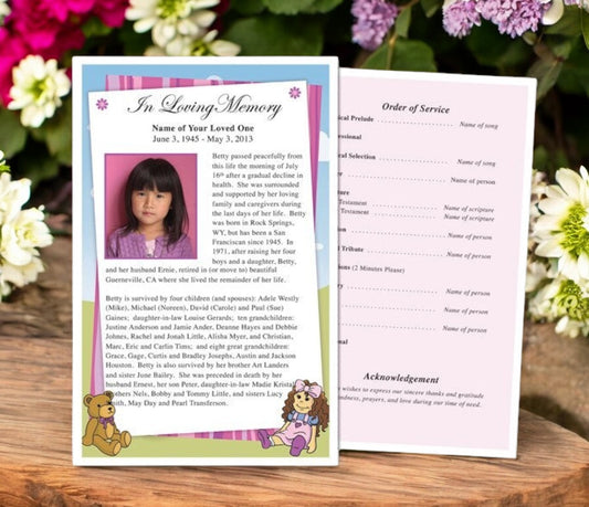 Doll Funeral Flyer Template