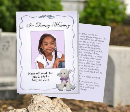 Dreamstime Small Memorial Card Template