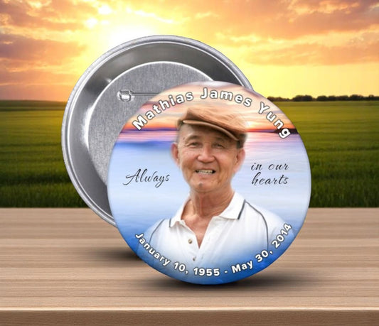 Dusk Skies Memorial Button (Pack of 10)