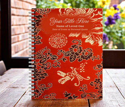 Dynasty Wire Bind Funeral Guest Book