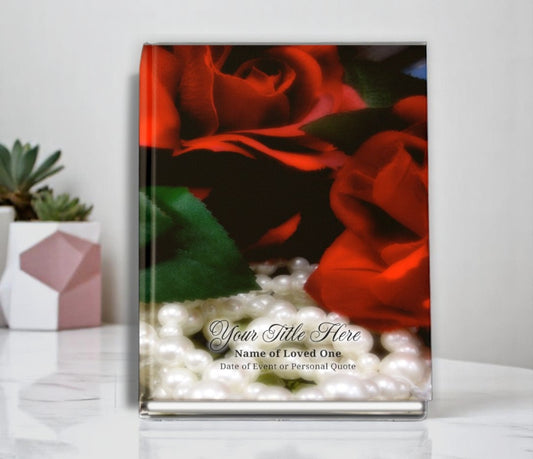 Elegance Perfect Bind Funeral Guest Book