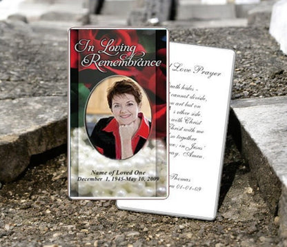 Elegance Prayer Card Template