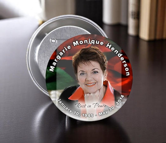 Elegance Memorial Button (Pack of 10)