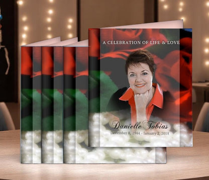 Elegance Memorial Card Design & Print (Pack of 50)