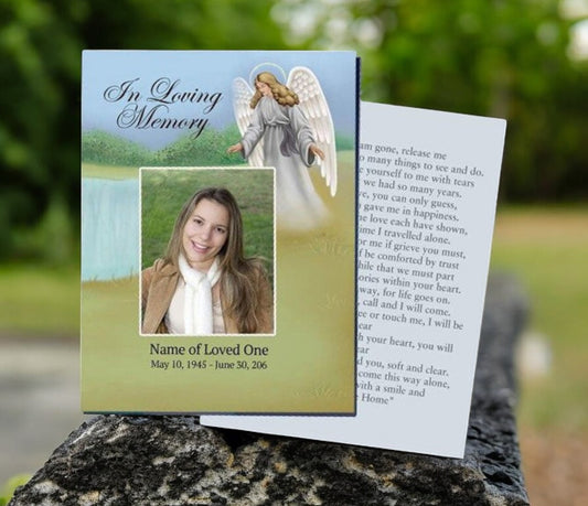 Eve Small Memorial Card Template