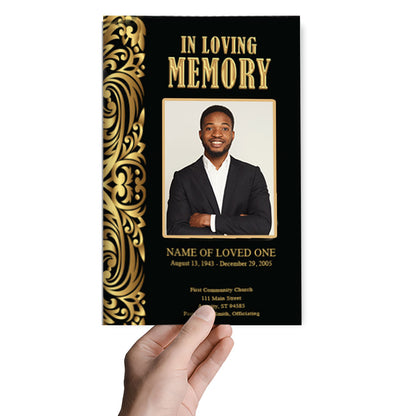 Prosper Funeral Program Template