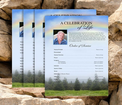 You Design It Funeral Flyer Printing Service (Pack of 50)