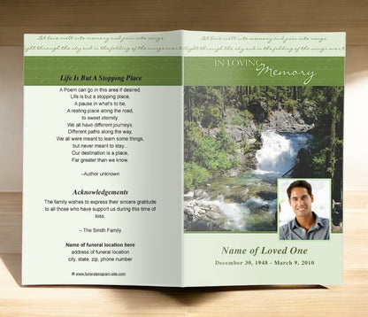 Winsome Funeral Program Template