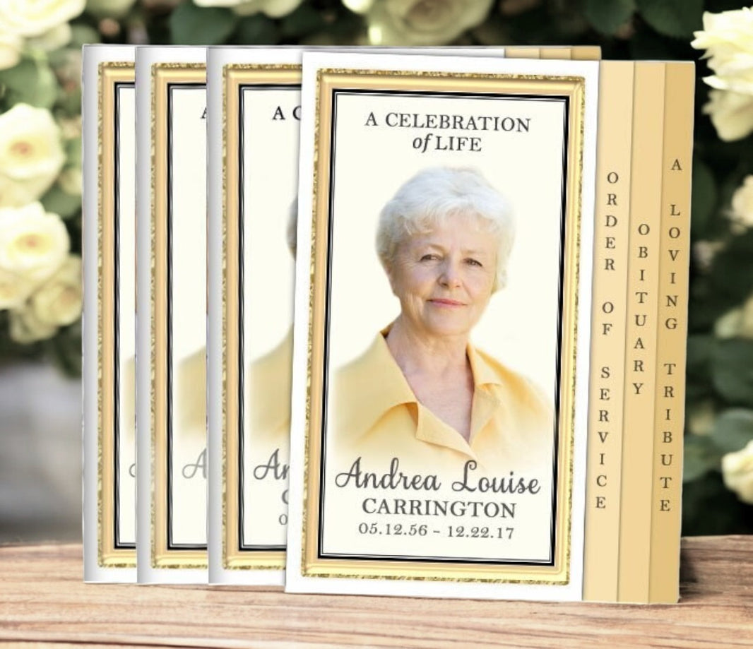 Done For You Printed Memorials Design & Printing – Funeral Program-Site ...